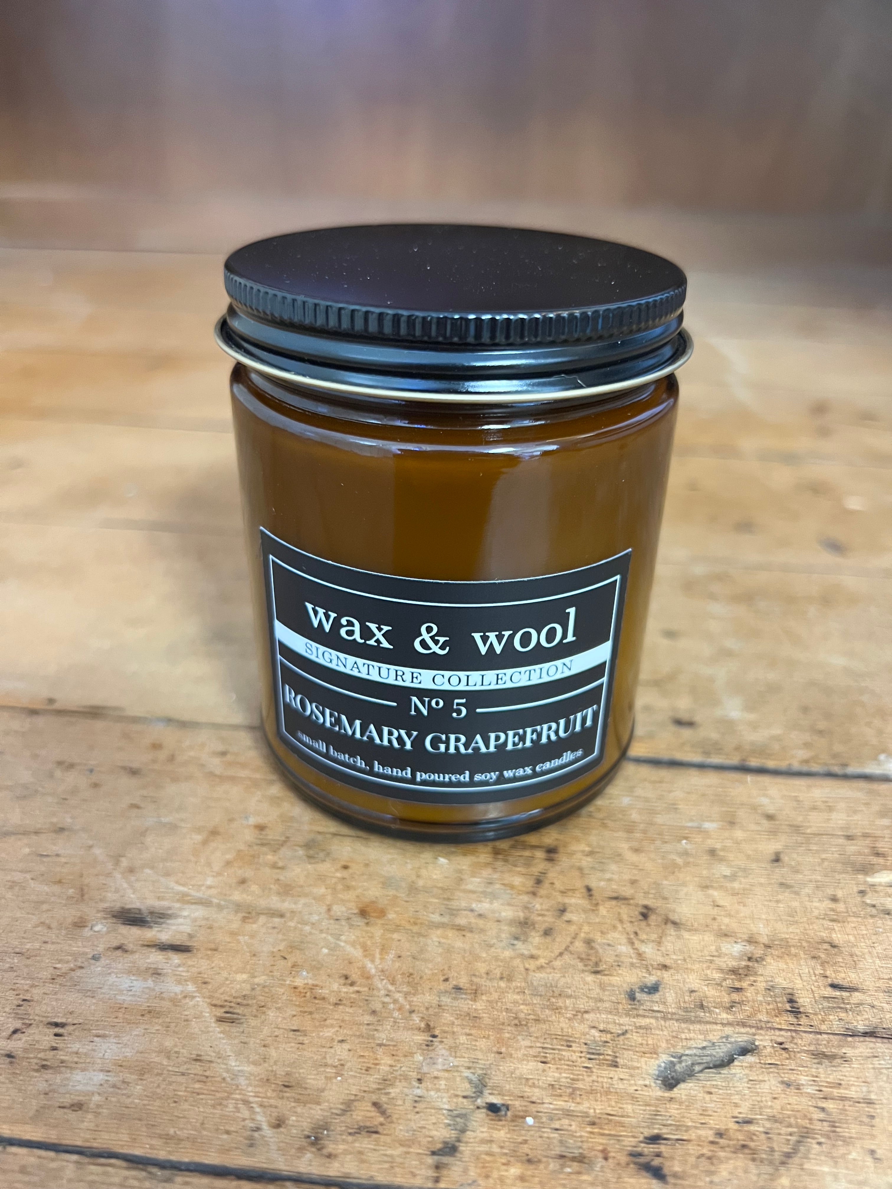 Wax and Wool Candles soy